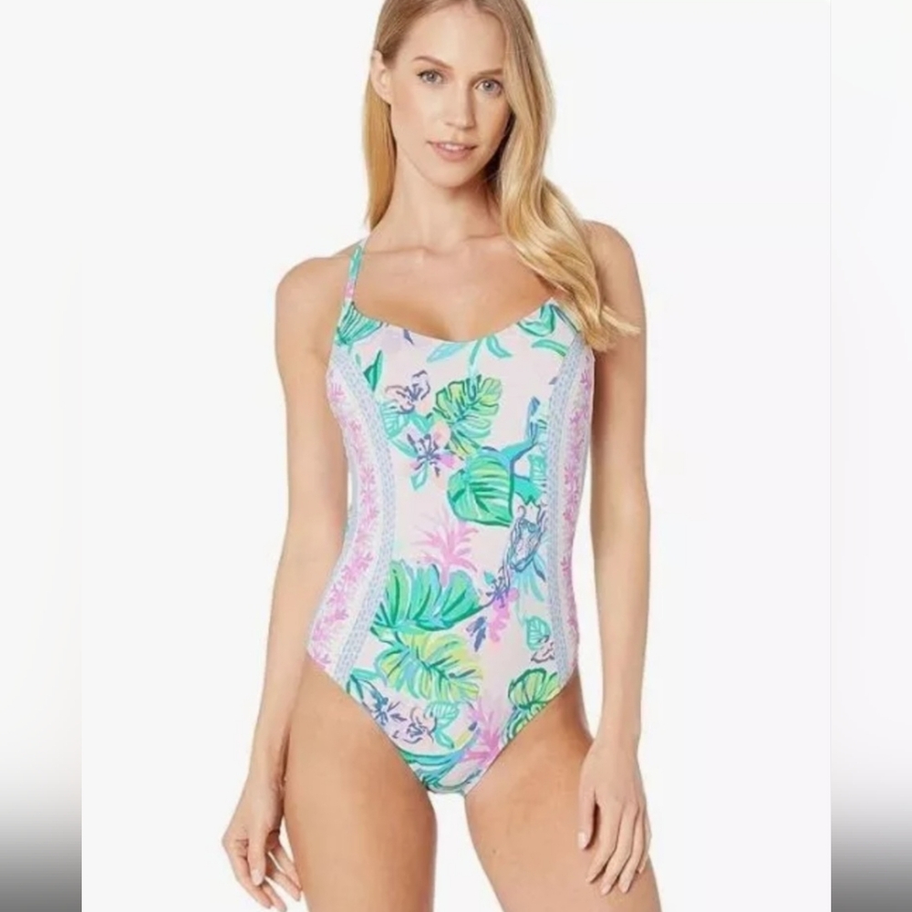 Lilly Pulitzer Floral One Piece Swimsuit - Multicolor